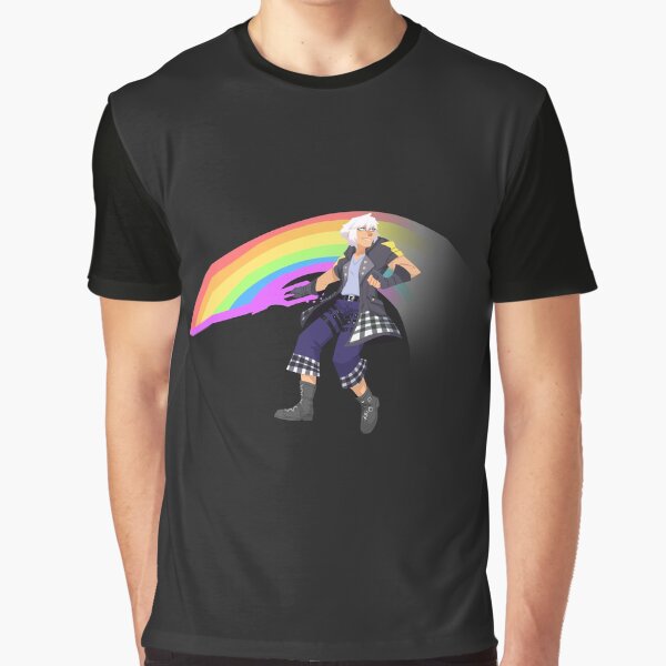 Vista previa del artículo con la obra «Rainbow Riku», diseñado y vendido por MintySkulls.