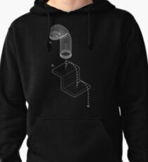 Exploded View Slinky T-Shirt Pullover Hoodie