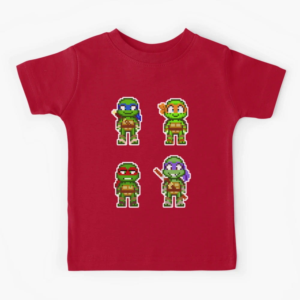 Teenage Mutant Ninja Turtles 2012 Mini Pixels | Kids T-Shirt