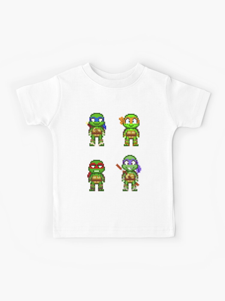 Teenage Mutant Ninja Turtles 2012 Mini Pixels | Kids T-Shirt