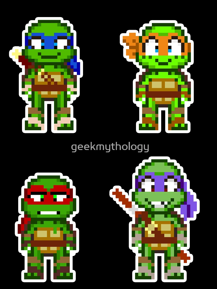 Chibi Ninja Turtles T-Shirt by Sarah Art - Pixels