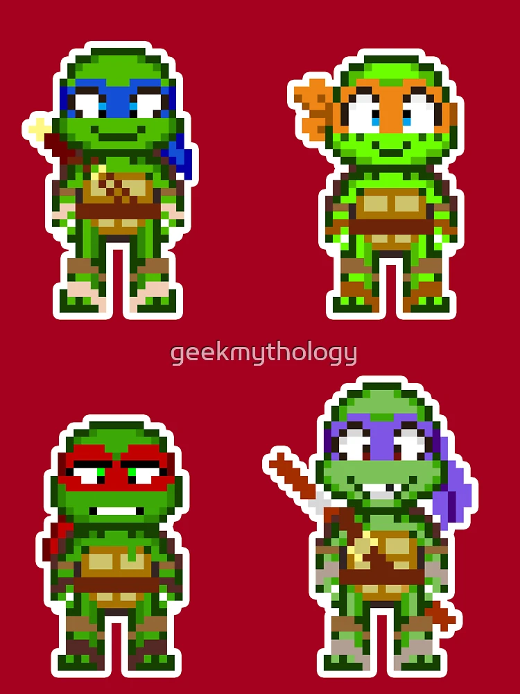 Chibi Ninja Turtles T-Shirt by Sarah Art - Pixels