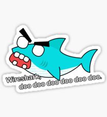 angry zombie wireshark Sticker