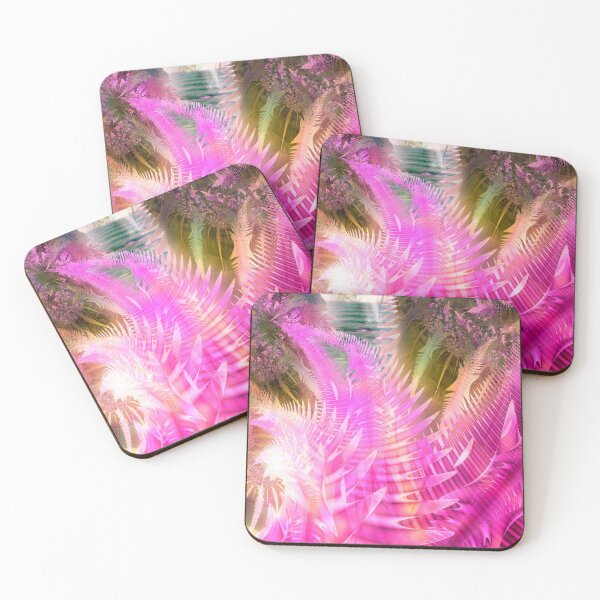 Item preview, Jane, Colorful abstract tropical island fractal art designed and sold by Glimmersmith.