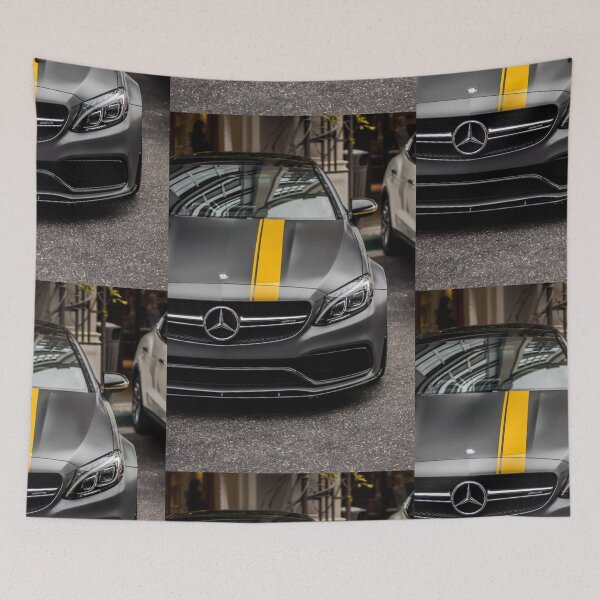 Item preview, Elegant black with yellow car design designed and sold by DelightfulArts.
