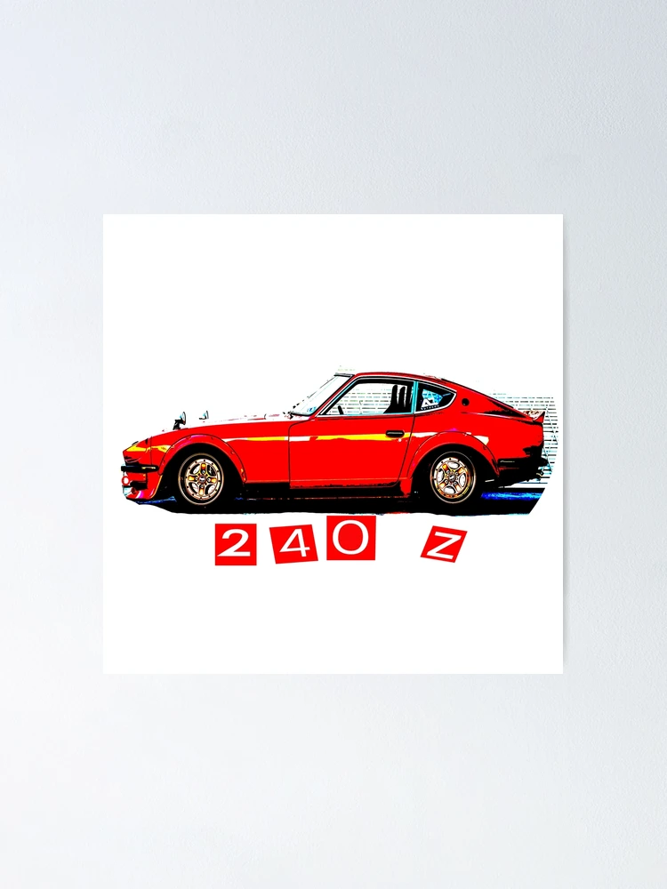 ロラパルーザ　ポスター　vintage 90s nissan 240z datsun
