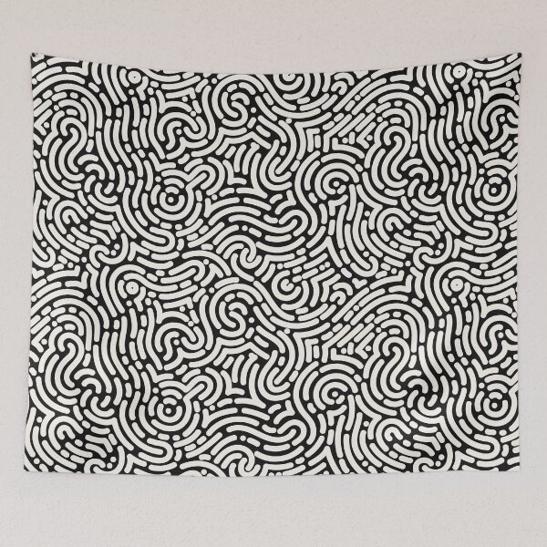 Item preview, Rounded Maze Pattern designed and sold by lizious.