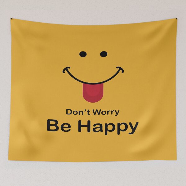 Item preview, Dont worry Be Happy Smiley designed and sold by leen12 Art Designs Prints.