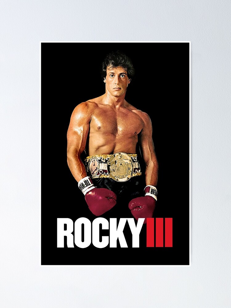 Rocky 3 Poster Poster Von Abrokeunikid Redbubble