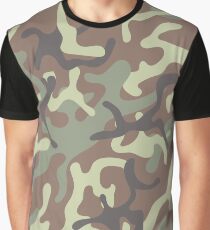 Camuflage Army Pattern #3 Graphic T-Shirt