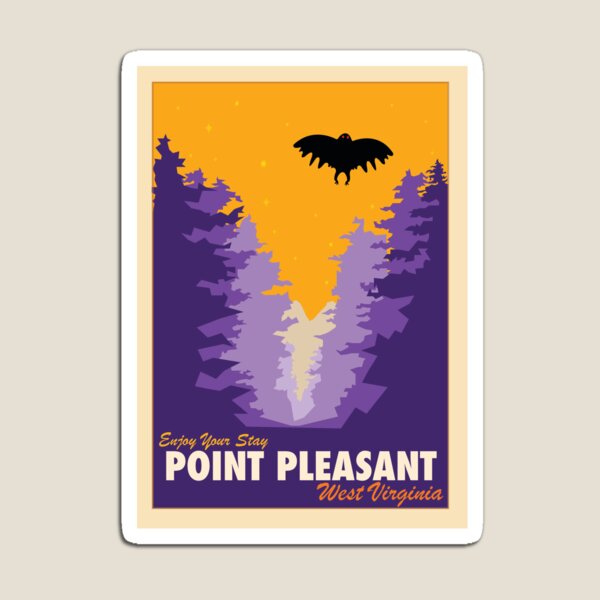 Artikel-Vorschau von Point Pleasant Tourismus Postkarte, designt und verkauft von cryptid postcards.