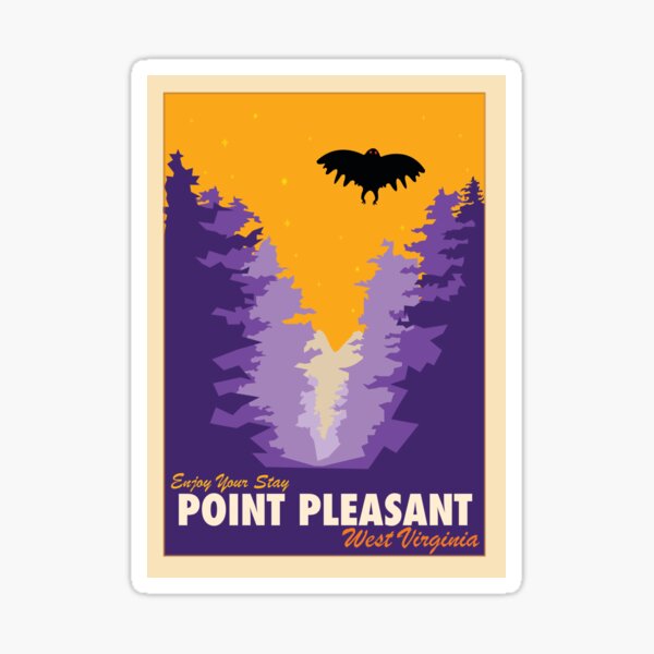 Point Pleasant Tourism Postcard Sticker