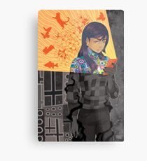 Connected Metal Print