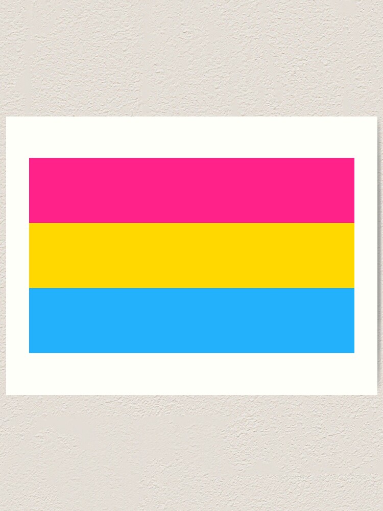 Pansexuality Pride Flag Art Print By Allhistory Redbubble 5715