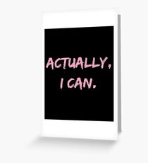 I can do it Greeting Card