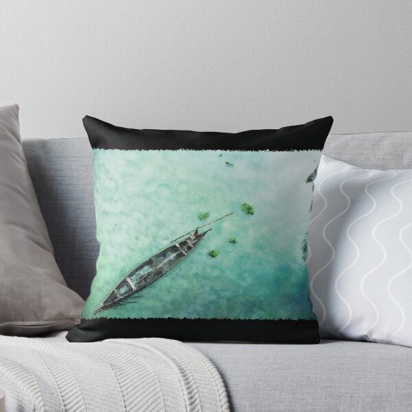 Item preview, Green Boat Lagoon in Kerala -131 designed and sold by OracleArtist.