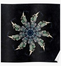 STP Screen Transfer Process - 0088 - Calling the Black Moon Mandala Poster