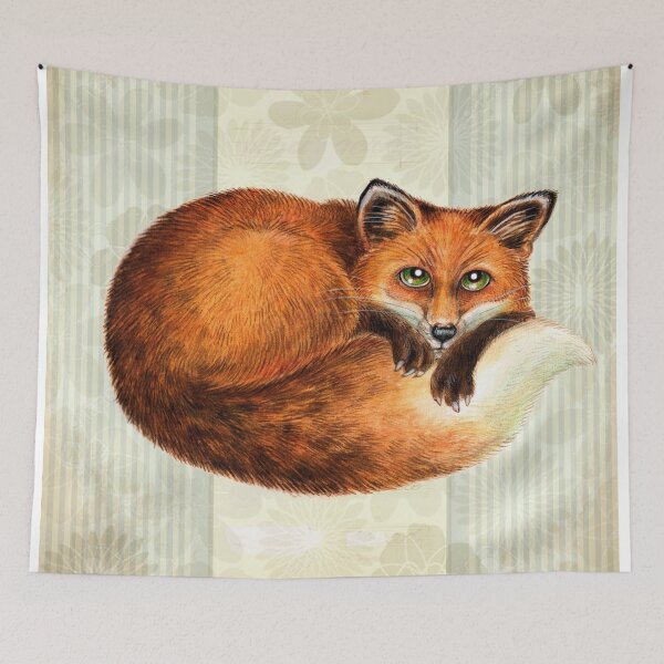 Item preview, The curious red fox designed and sold by Patrizia  Ambrosini.