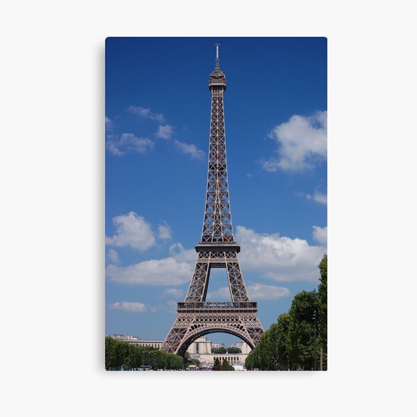 Eiffel Tower in Paris on a Banana Fish day Canvas Print