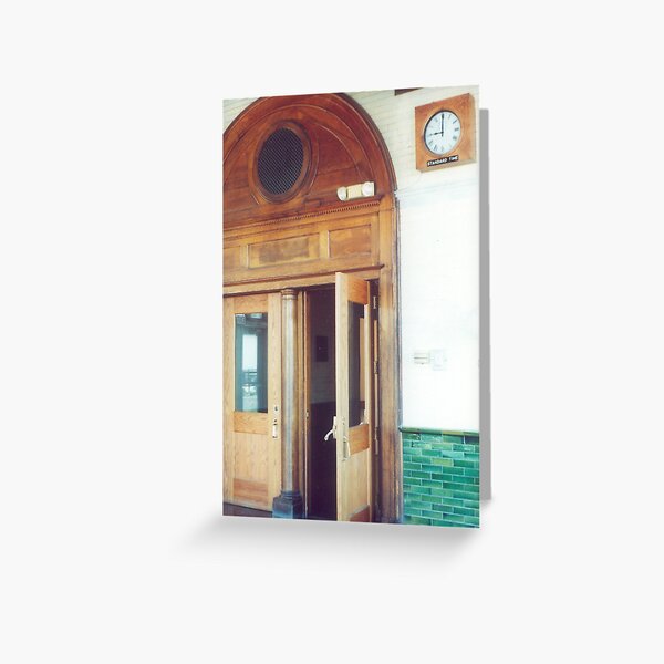 Train Station, Creston, Iowa Greeting Card