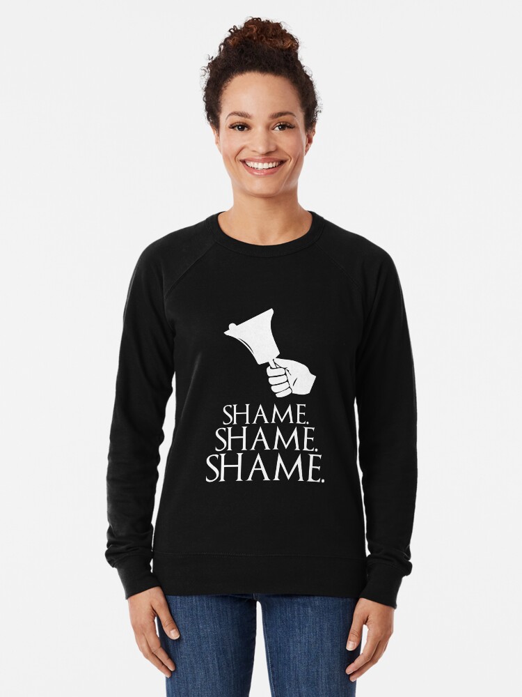 Shame Shame Shame Bell Got Walk Of Shame Lightweight Sweatshirt
