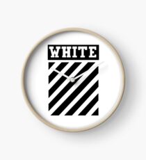 White by Off-White Clock