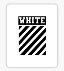 White by Off-White Sticker