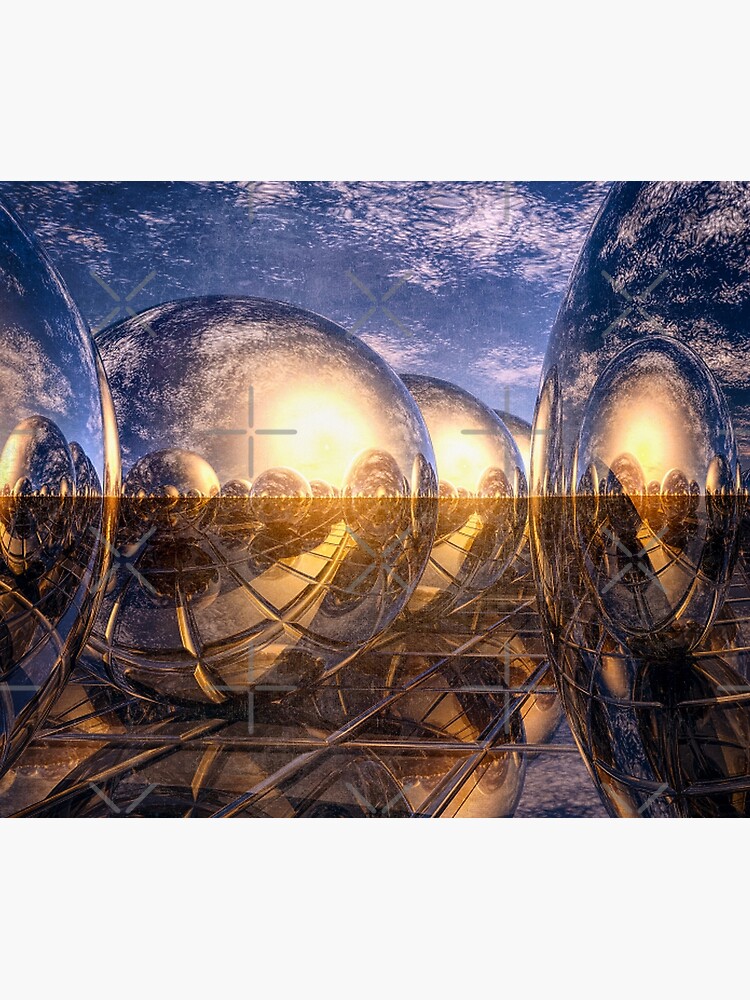 Metallic Reflections of 3D by perkinsdesigns