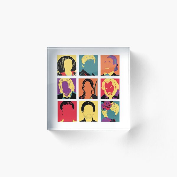Hunger Games characters Acrylic Block