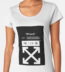 Off-White IPhone Case Women's Premium T-Shirt