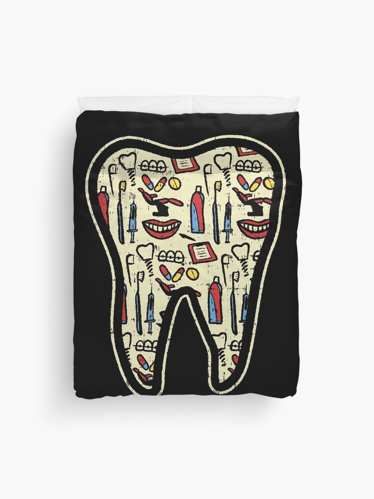 Imagerie molaire - dent dentiste' Housse de coussin