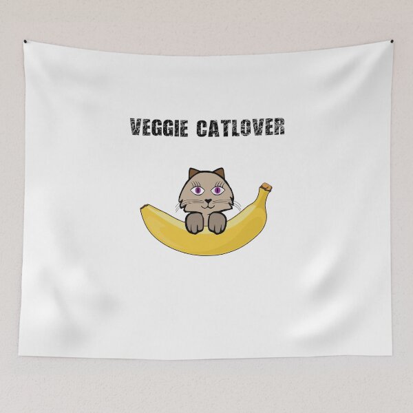 Item preview, Veggie Vegetarian cat lover. Gift! designed and sold by dm4design.