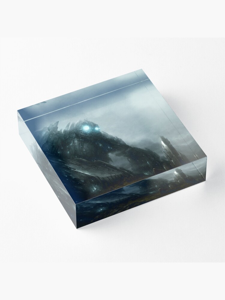 Alternate view of Approaching Enlightenment Acrylic Block