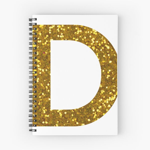 Item preview, GOLD LETTER D GOLD GLITTER designed and sold by Pascally.