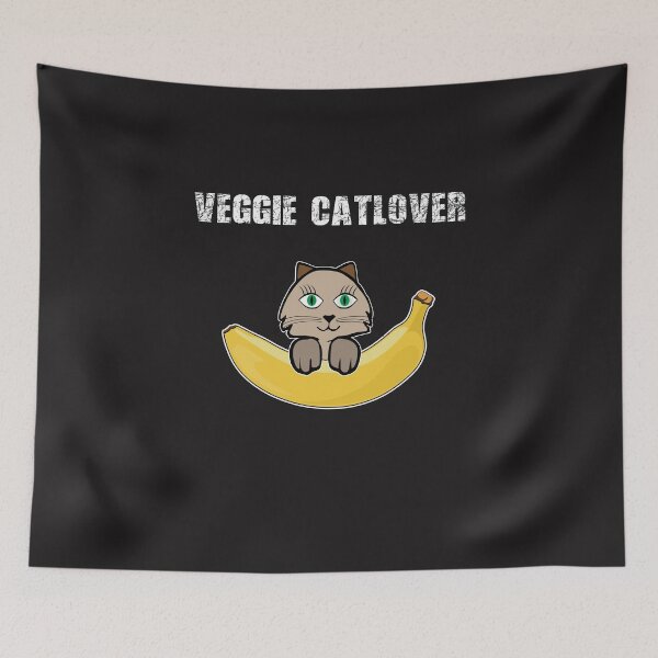 Item preview, Veggie Vegetarian cat lover. Gift! designed and sold by dm4design.
