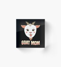 Goat goats mom mom gift Acrylic Block