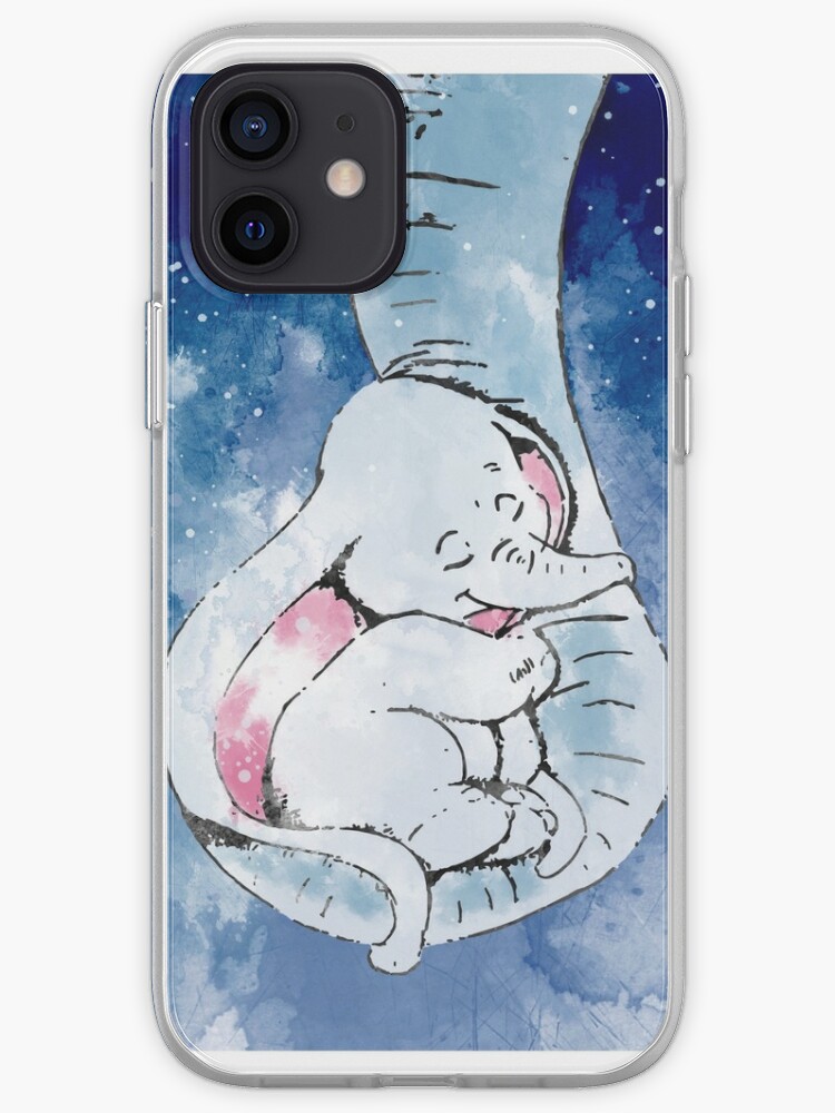 Dumbo And His Mother Mother And Baby Elephant Iphone Case By Rosaliartbook Redbubble