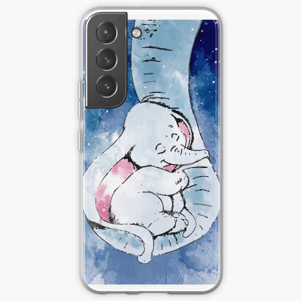 Dumbo and his mother, Mother and baby elephant Samsung Galaxy Soft Case
