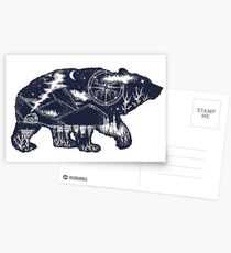 Bear double exposure Postcards