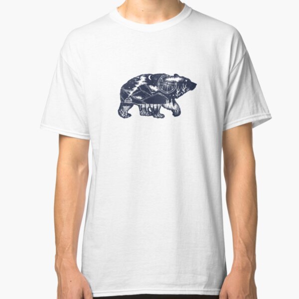 Bear double exposure Classic T-Shirt