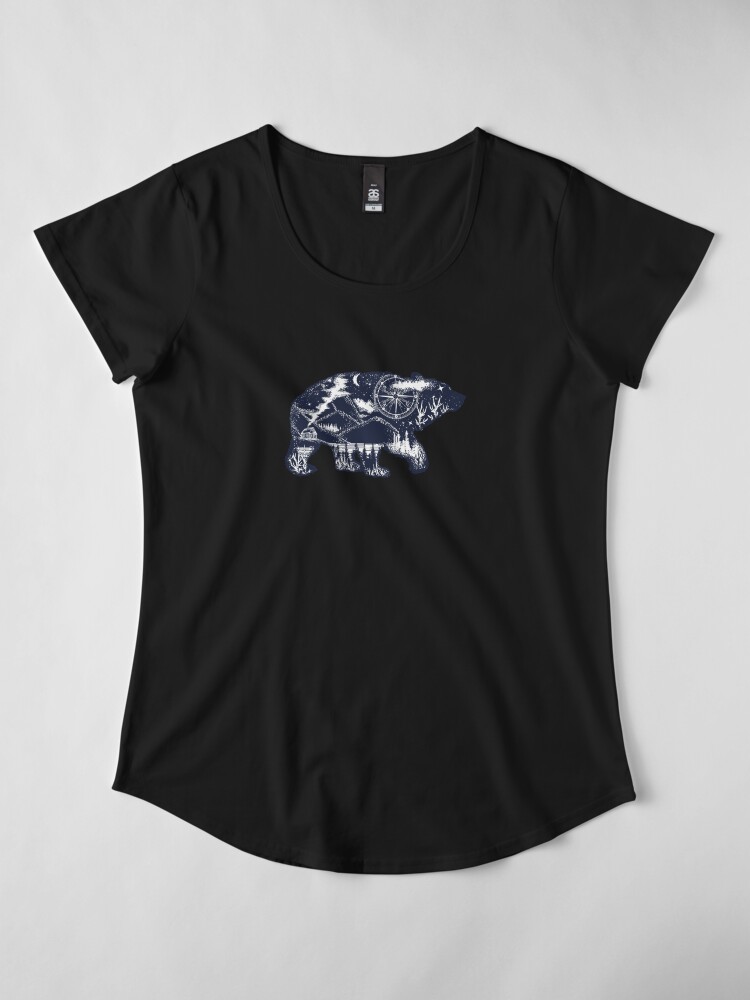 Alternative Ansicht von Tragen Sie Doppelbelichtung Premium Rundhals-Shirt