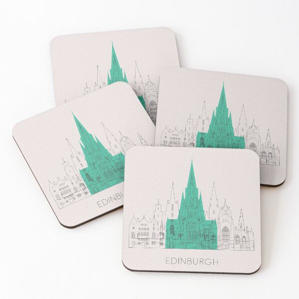 Item preview, Edinburgh Landmarks Poster designed and sold by A Deniz Akerman.
