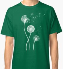 Dandelion Seeds Blowing In The Wind T Shirt Classic T-Shirt