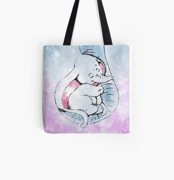Dumbo and his mother All Over Print Tote Bag