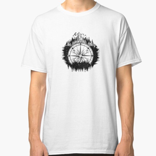 Mountain and compass Classic T-Shirt