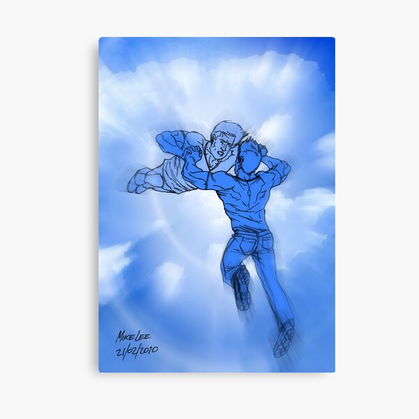 When Titans Clash Canvas Print