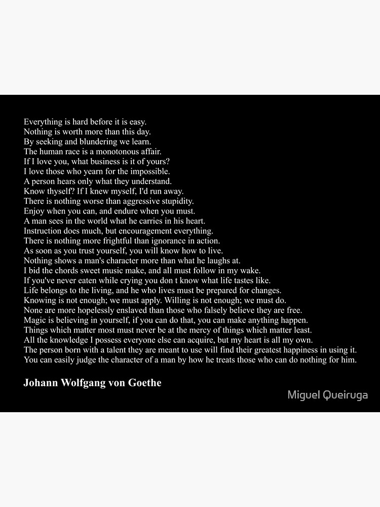 Get Goethe quotes Free