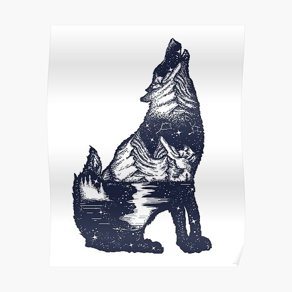 Tattoo Rocky Northern Mountain Painted Arctic Flash  Growling Wolf Tattoo  Designs Transparent PNG  564x584  Free Download on NicePNG