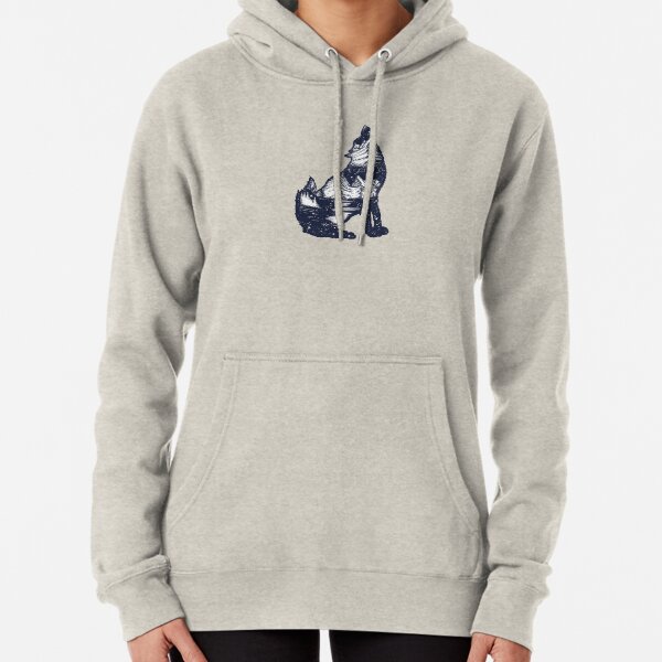 Wolf double exposure Pullover Hoodie