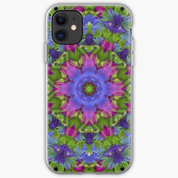 Jewel Toned Floral Explosion iPhone Soft Case